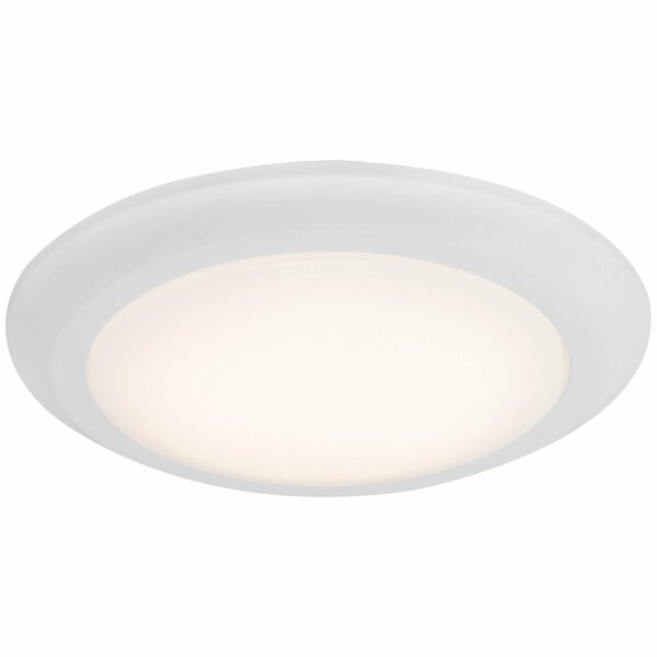 Nono Boston Harbor Flush Mount Ceiling Fixture, 120V, 17W, 1-Lamp, LED Lamp, 1200 Lumens, White Fixture CL006AC1215-16